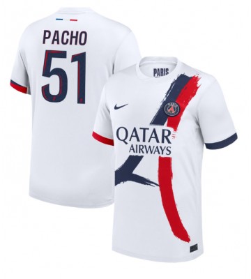Paris Saint-Germain Willian Pacho #51 Replika Udebanetrøje 2024-25 Kortærmet